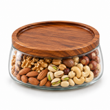 Premium Airtight Glass Storage Bowl | Large 9Inch Diameter
